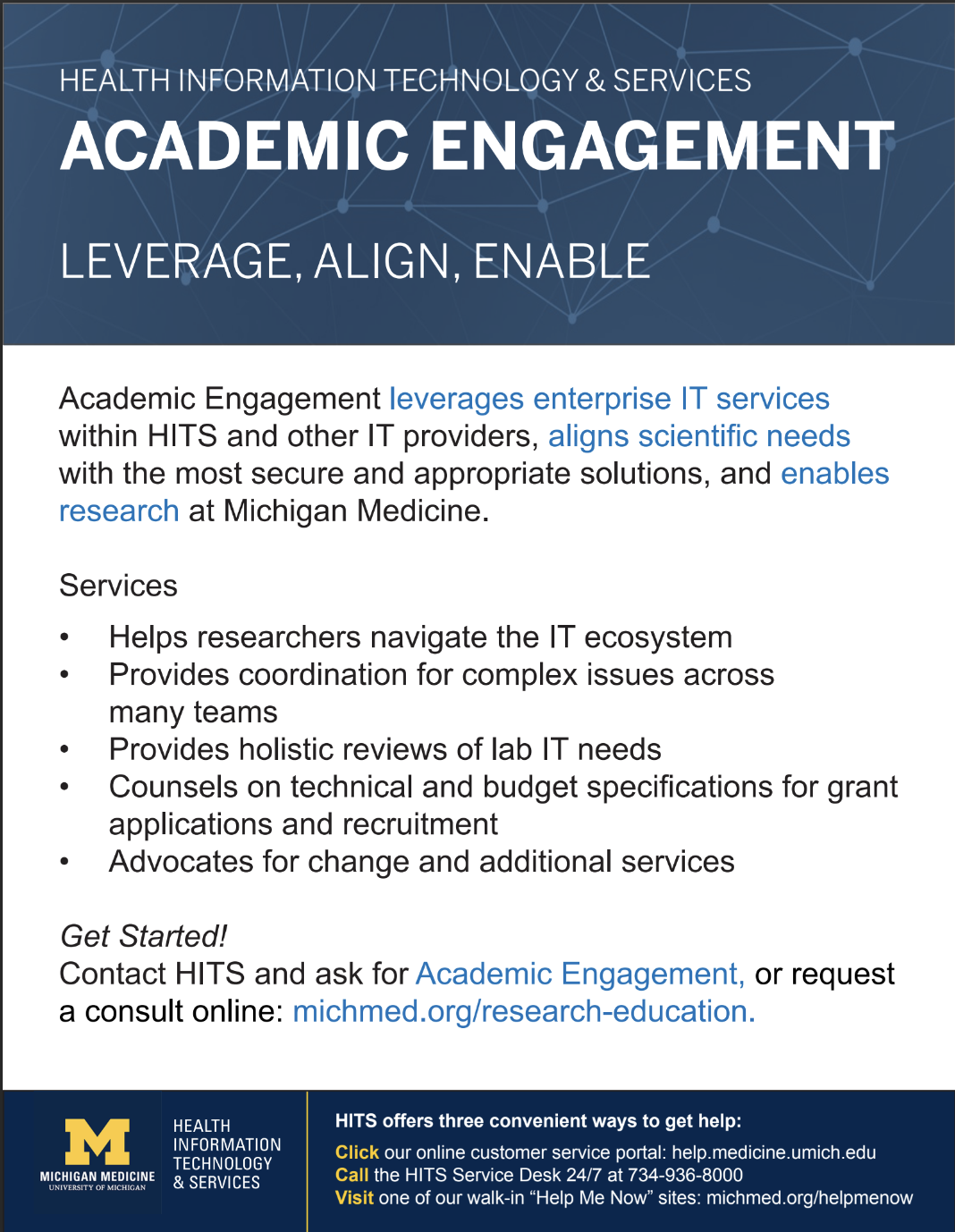 Academic Engagement flyer