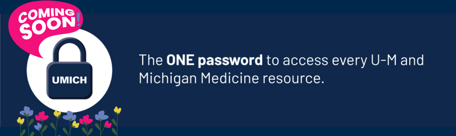 UMICH: The one password to access every U-M and Michigan Medicine resource.