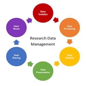 research data management lifecycle graphic